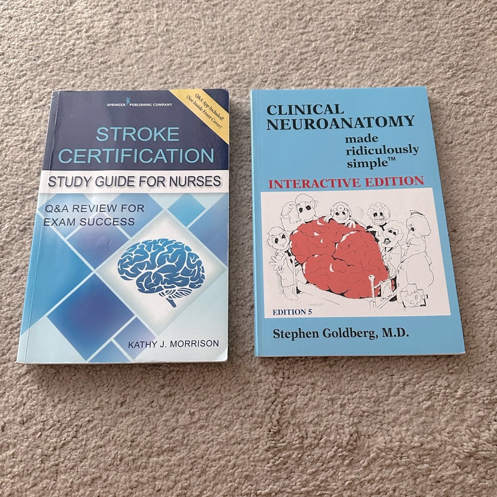 SCRN and Neuroanatomy study books